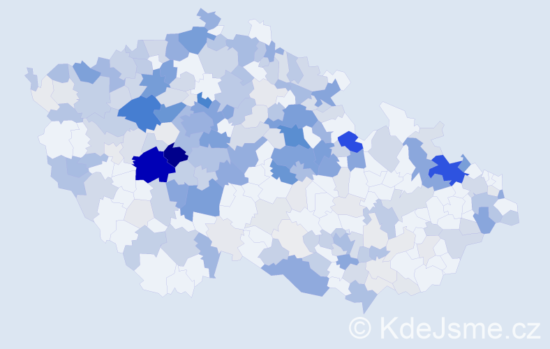 Příjmení: 'Černohorská', počet výskytů 999 v celé ČR