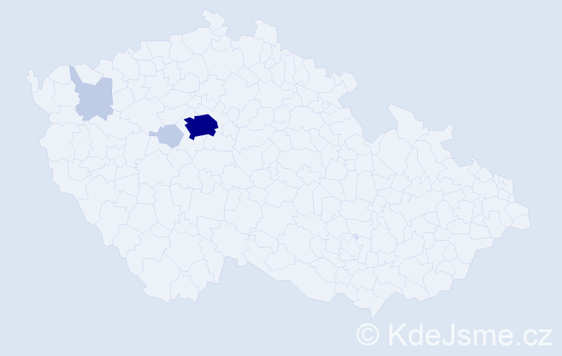 Příjmení: 'Aliyeva', počet výskytů 12 v celé ČR