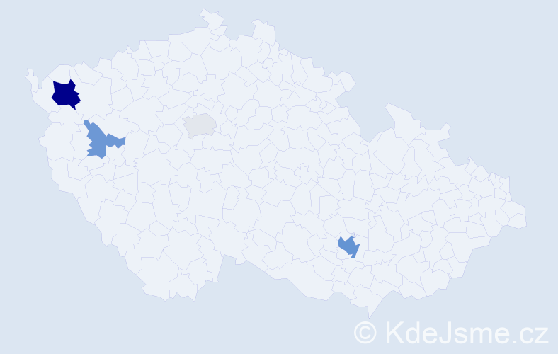Příjmení: 'Taschlerová', počet výskytů 11 v celé ČR