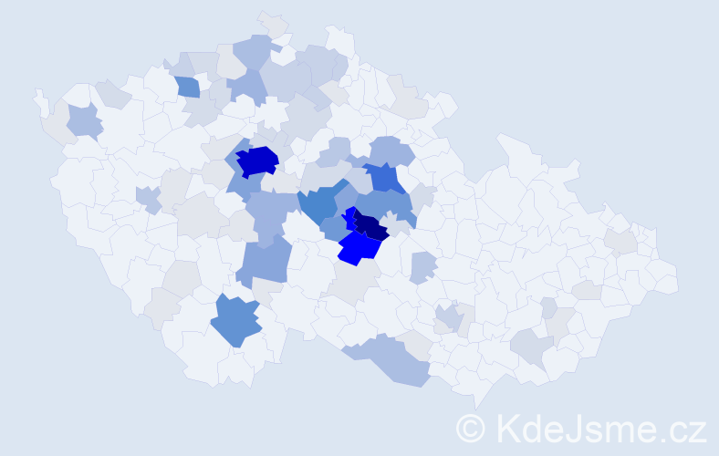Příjmení: 'Piskač', počet výskytů 326 v celé ČR