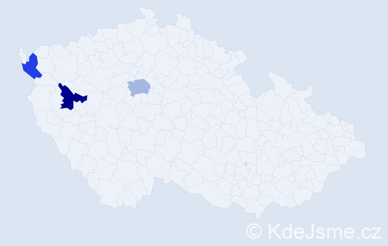 Příjmení: 'Rossmeisl', počet výskytů 11 v celé ČR