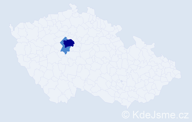 Příjmení: 'Stiebal', počet výskytů 4 v celé ČR