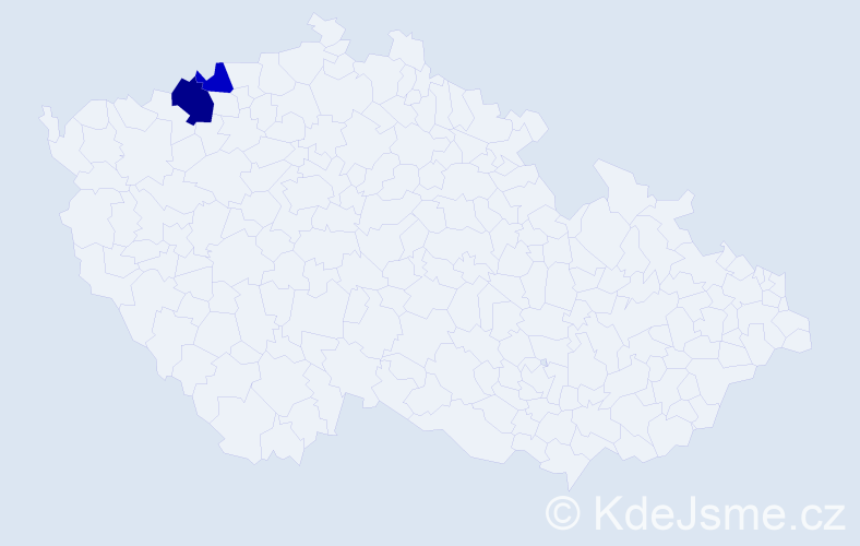 Příjmení: 'Orichovská', počet výskytů 3 v celé ČR