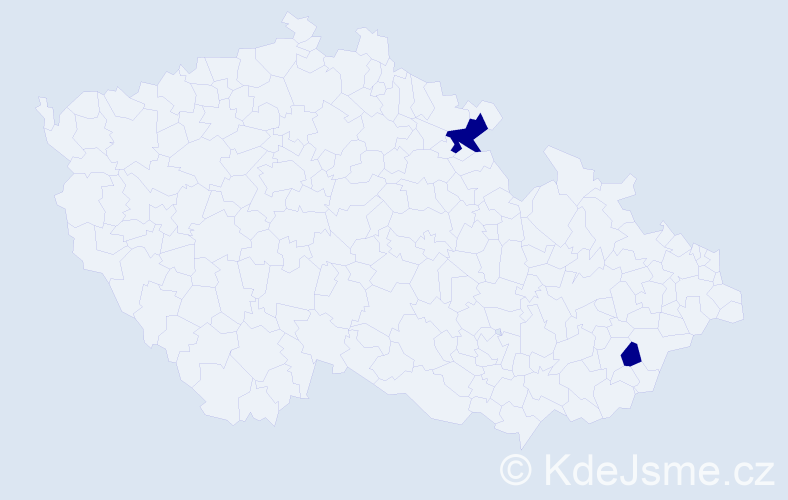 Příjmení: '"Lopez Rodriguez"', počet výskytů 2 v celé ČR