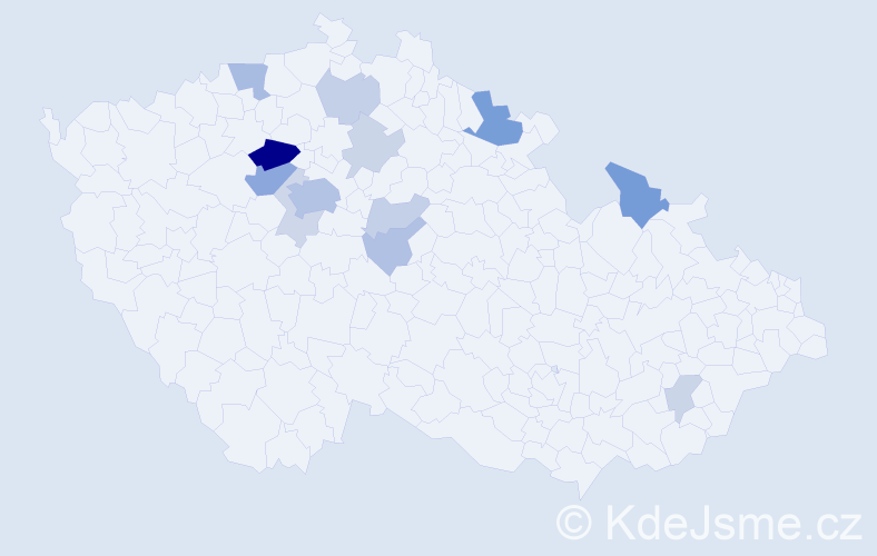 Příjmení: 'Rozenská', počet výskytů 35 v celé ČR
