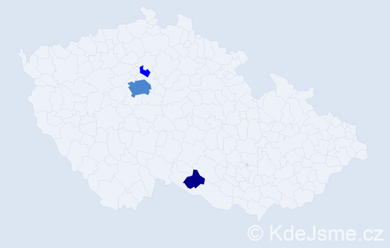 Příjmení: 'Votipková', počet výskytů 6 v celé ČR