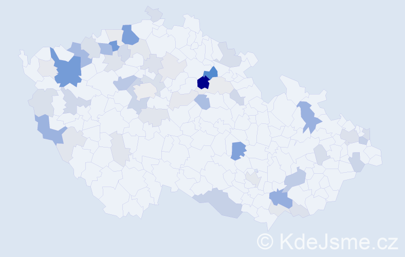 Příjmení: 'Škultéty', počet výskytů 142 v celé ČR
