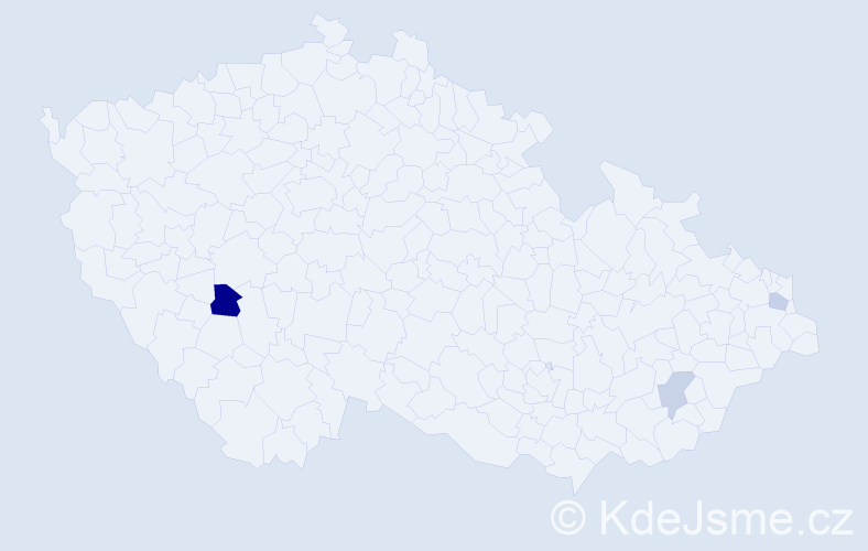 Příjmení: 'Barhoumi', počet výskytů 4 v celé ČR