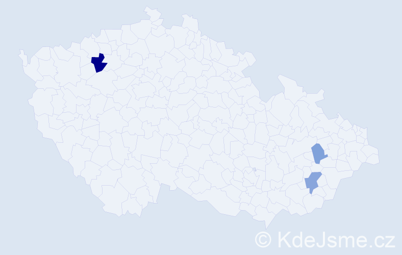 Příjmení: 'Görig', počet výskytů 6 v celé ČR
