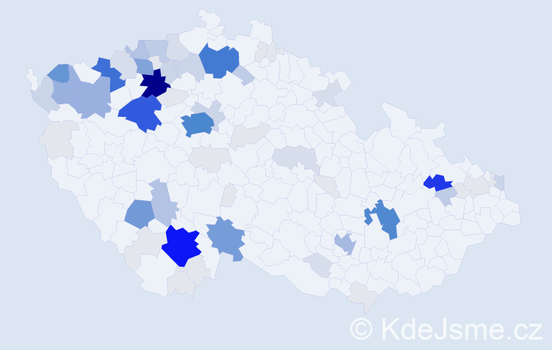 Příjmení: 'Pohlodko', počet výskytů 336 v celé ČR