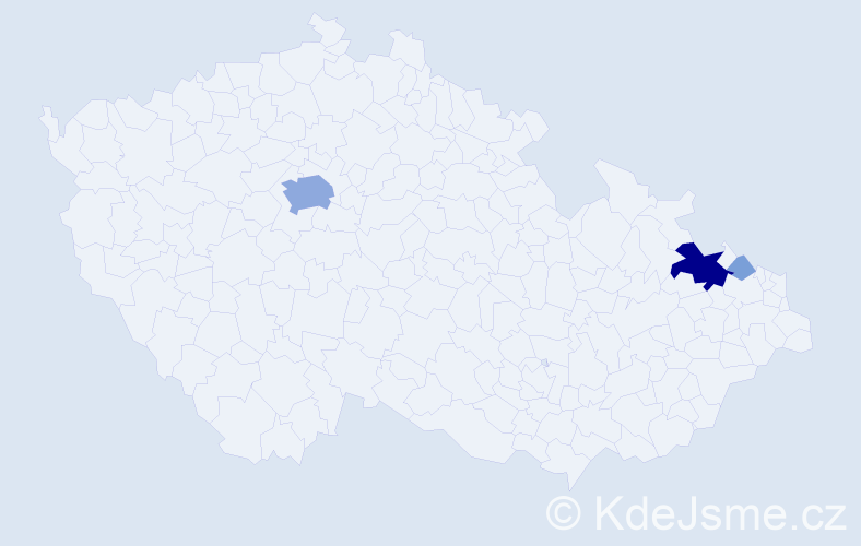 Příjmení: 'Glettniková', počet výskytů 10 v celé ČR