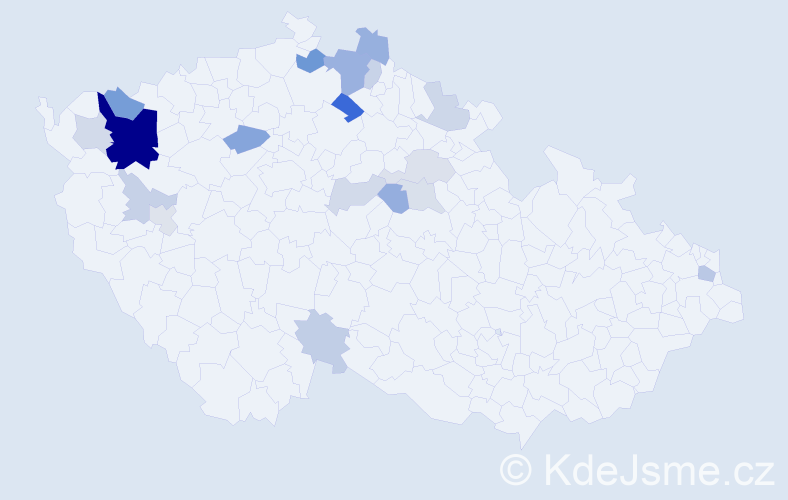 Příjmení: 'Levko', počet výskytů 42 v celé ČR