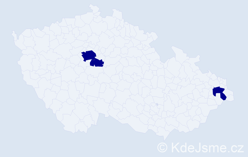 Příjmení: 'Čaplygin', počet výskytů 6 v celé ČR