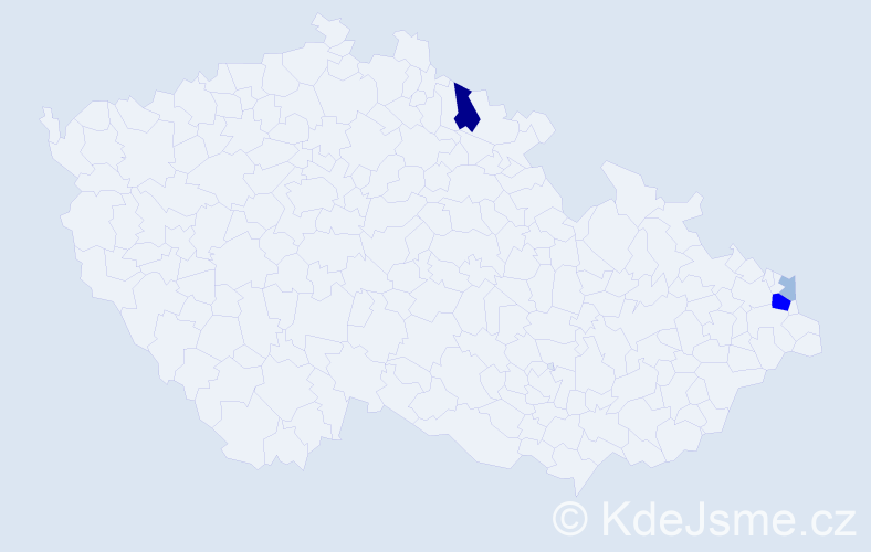 Příjmení: 'Lichosyt', počet výskytů 8 v celé ČR
