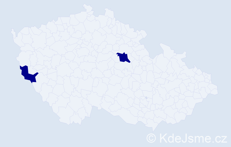 Příjmení: '"Dang Thi Ngoc"', počet výskytů 2 v celé ČR