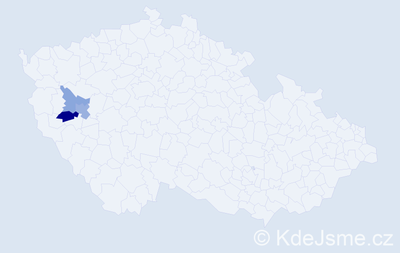 Příjmení: 'Grätsch', počet výskytů 5 v celé ČR