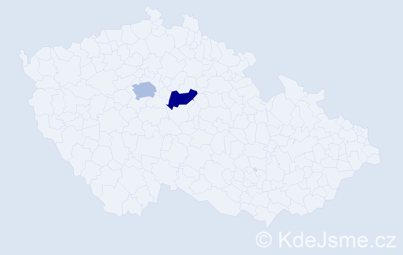 Příjmení: 'Neustadt', počet výskytů 7 v celé ČR