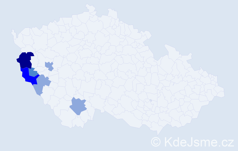 Příjmení: 'Papajlová', počet výskytů 14 v celé ČR