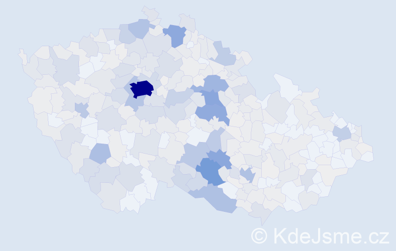 Příjmení: 'Trojanová', počet výskytů 2044 v celé ČR