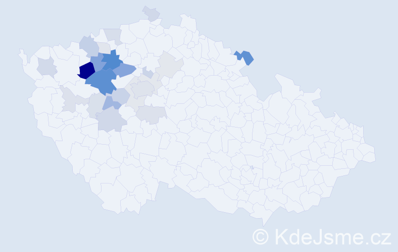 Příjmení: 'Parpel', počet výskytů 69 v celé ČR