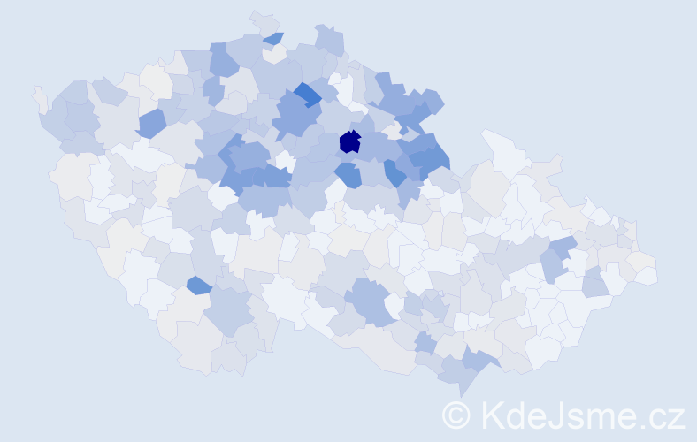 Příjmení: 'Zimová', počet výskytů 1547 v celé ČR