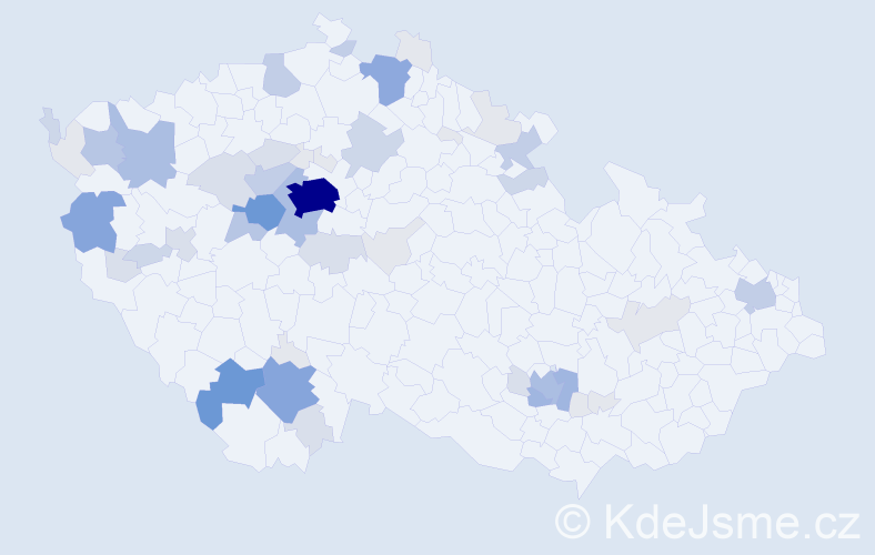 Příjmení: 'Fatka', počet výskytů 193 v celé ČR