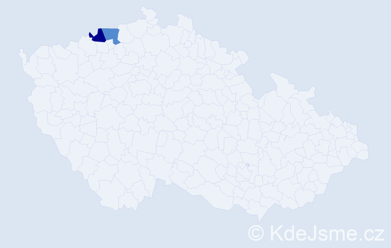 Příjmení: 'Seyam', počet výskytů 2 v celé ČR