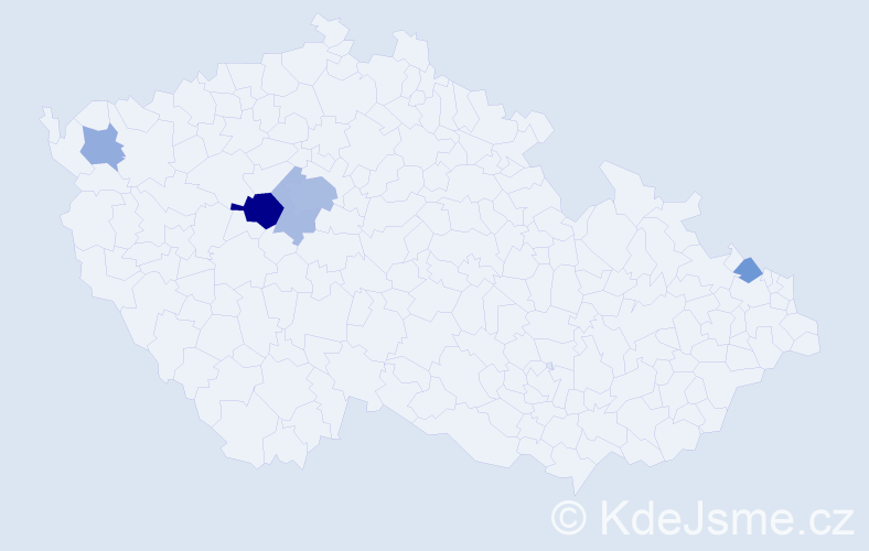 Příjmení: 'Krechter', počet výskytů 14 v celé ČR