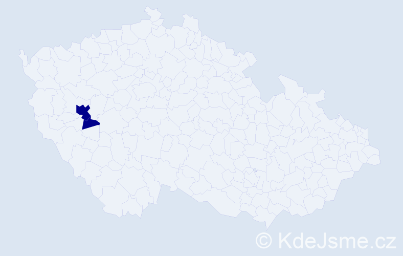 Příjmení: 'Štepanová', počet výskytů 4 v celé ČR