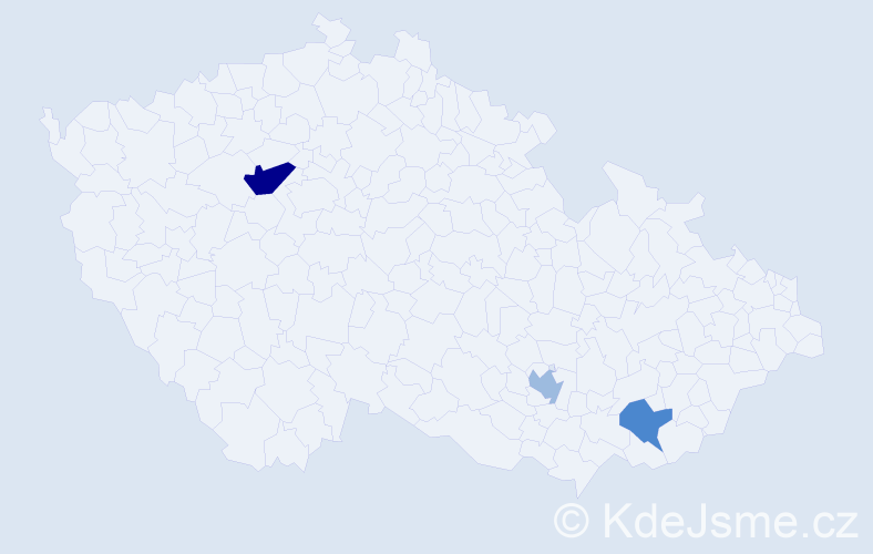 Příjmení: 'Elsayed', počet výskytů 7 v celé ČR