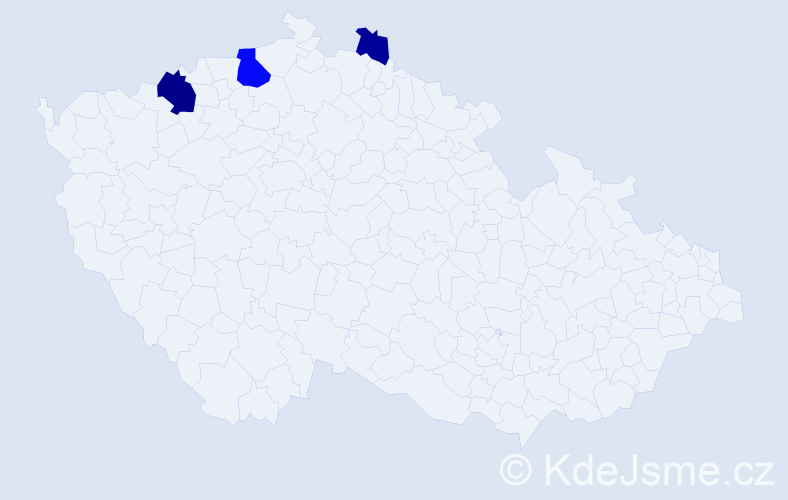 Příjmení: 'Kureyová', počet výskytů 7 v celé ČR