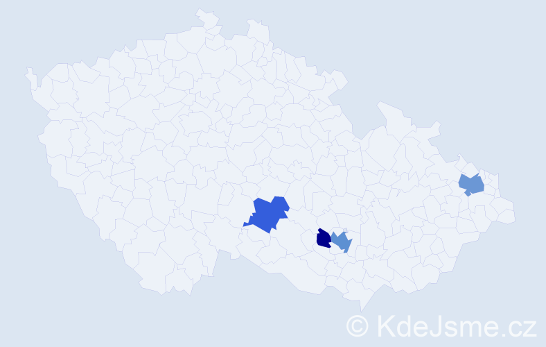 Příjmení: 'Schottnerová', počet výskytů 10 v celé ČR