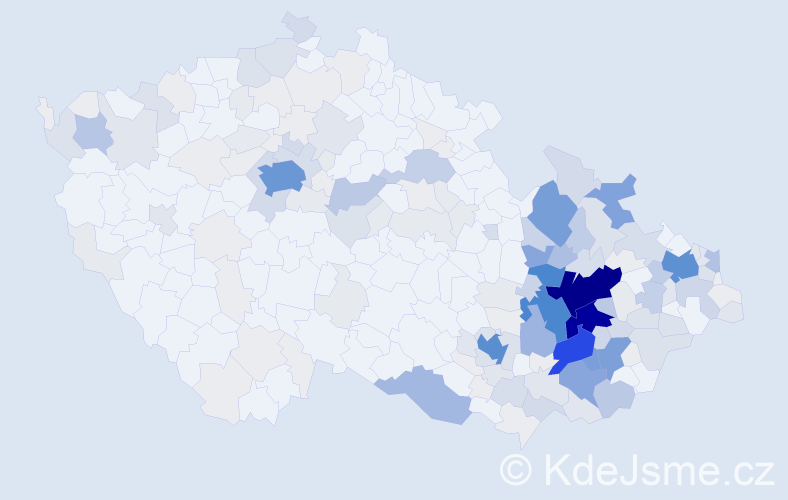 Příjmení: 'Skopal', počet výskytů 1016 v celé ČR
