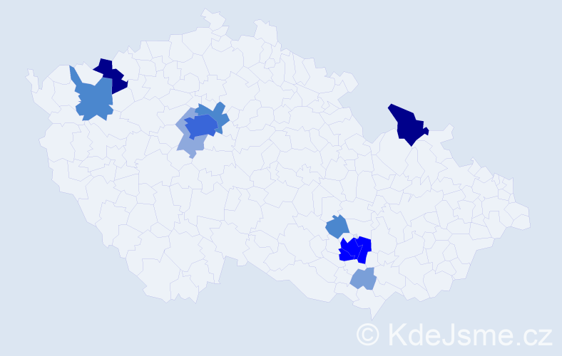 Příjmení: 'Schopf', počet výskytů 40 v celé ČR