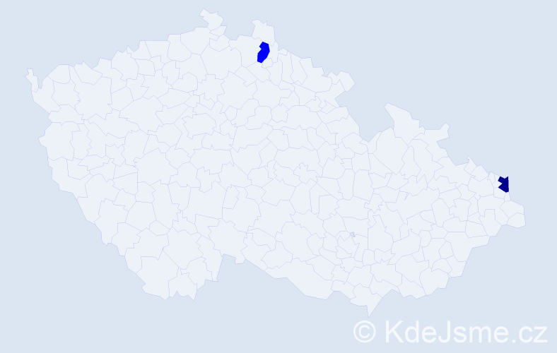 Příjmení: 'Magerčiaková', počet výskytů 3 v celé ČR