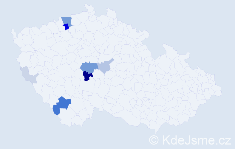 Příjmení: 'Murgač', počet výskytů 34 v celé ČR