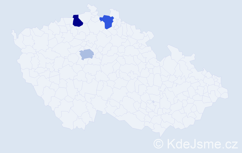 Příjmení: 'Dahmani', počet výskytů 8 v celé ČR