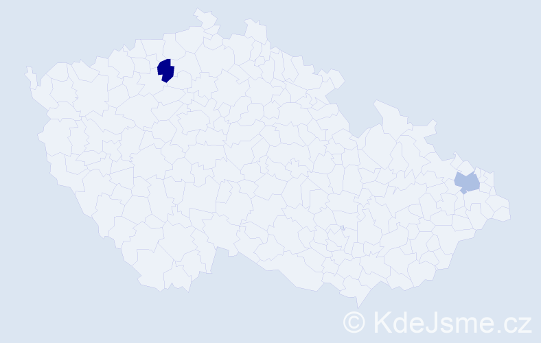 Příjmení: 'Karpjuk', počet výskytů 2 v celé ČR