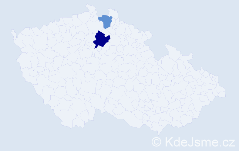 Příjmení: 'Labunea', počet výskytů 3 v celé ČR