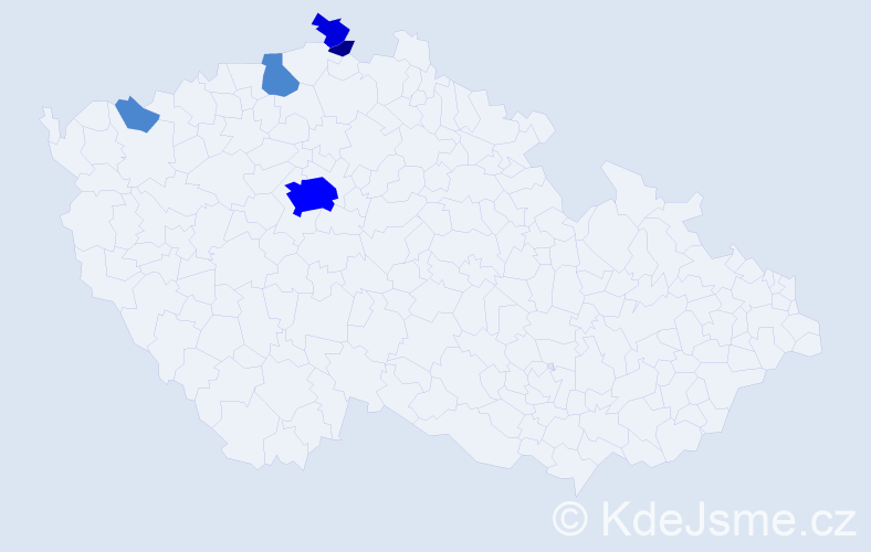 Příjmení: 'Marschner', počet výskytů 24 v celé ČR