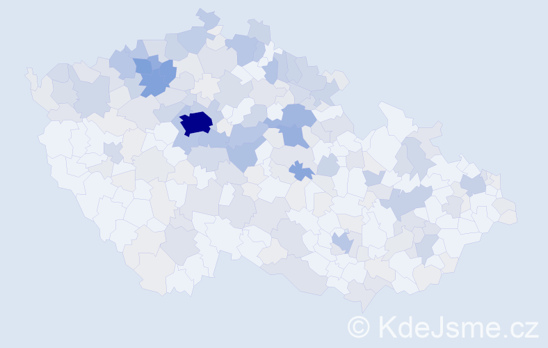 Příjmení: 'Seifert', počet výskytů 776 v celé ČR
