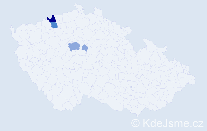Příjmení: 'Nemazal', počet výskytů 15 v celé ČR