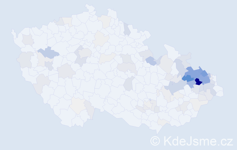 Příjmení: 'Seidlerová', počet výskytů 364 v celé ČR