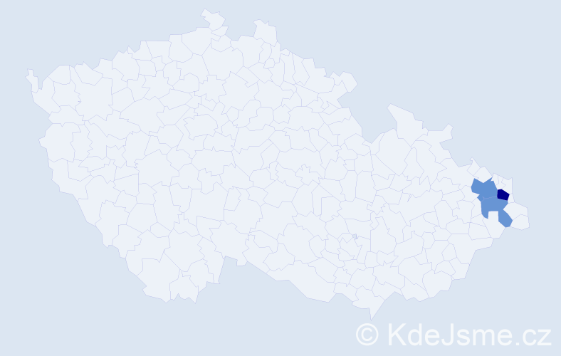 Příjmení: 'Hellsteinová', počet výskytů 12 v celé ČR