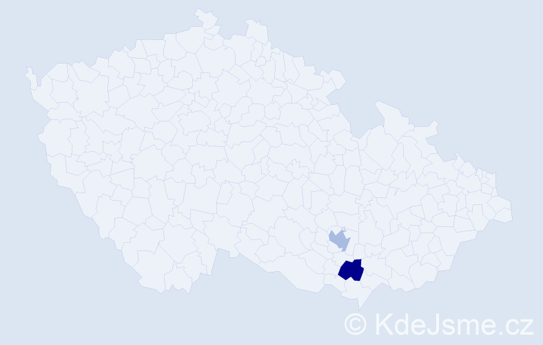 Příjmení: 'Tsoref', počet výskytů 2 v celé ČR