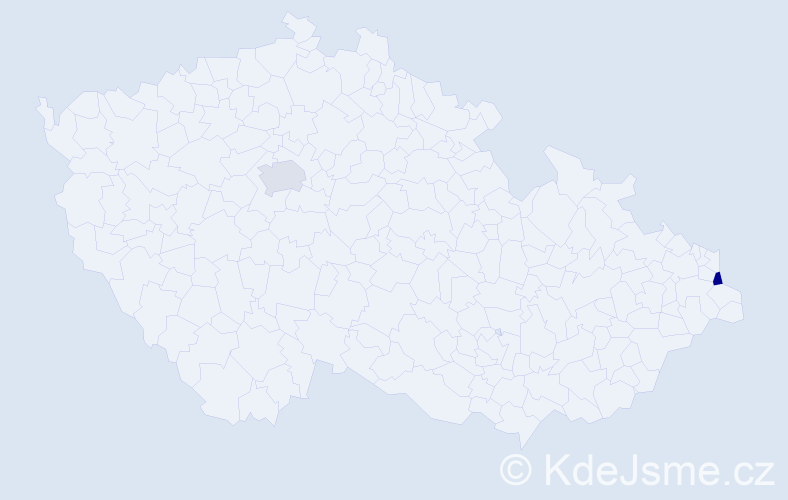Příjmení: 'Czelenienko', počet výskytů 2 v celé ČR
