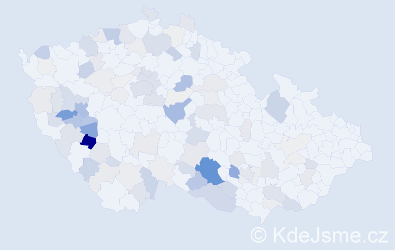 Příjmení: 'Saláková', počet výskytů 318 v celé ČR