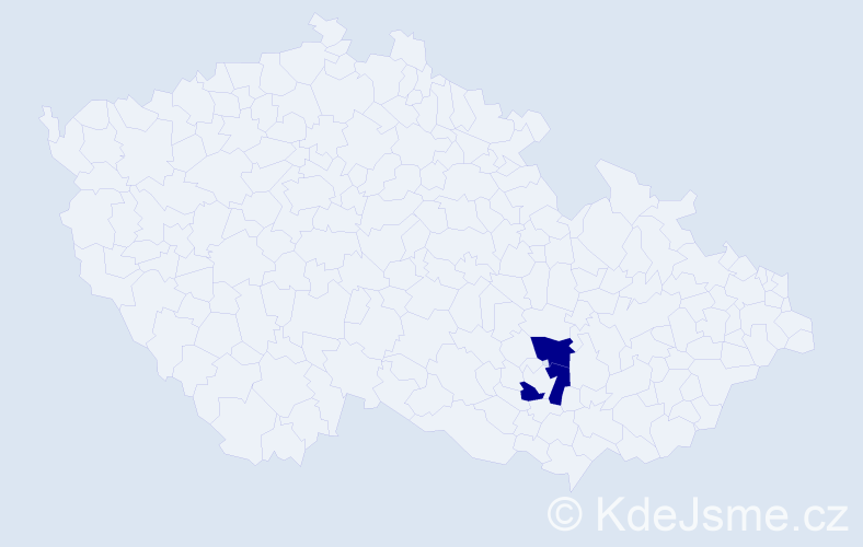 Příjmení: 'Ajonesei', počet výskytů 2 v celé ČR