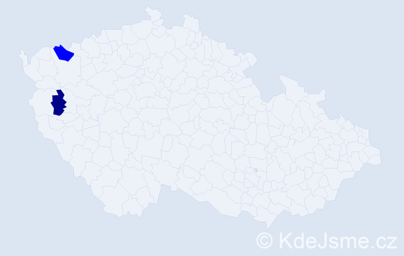 Příjmení: 'Mattusch', počet výskytů 3 v celé ČR