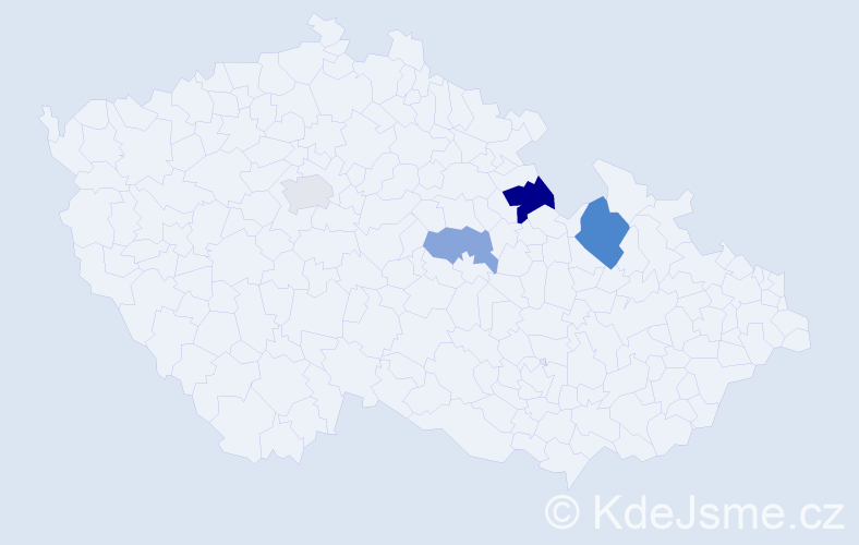 Příjmení: 'Khashcha', počet výskytů 6 v celé ČR